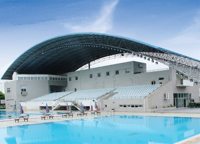 钟祥游泳馆网架