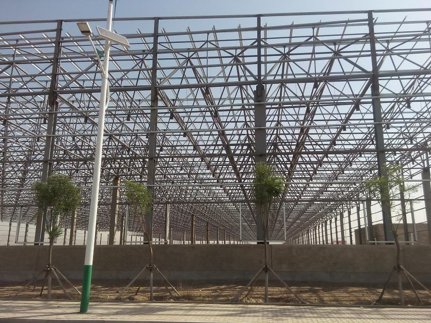 钟祥汽车工业厂房网架